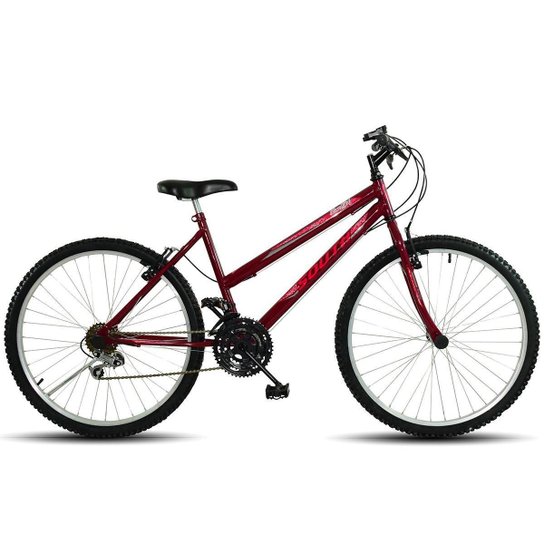 Bicicleta Aro 26 18 marchas South Love Girl Freio V-Brake