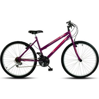 Bicicleta Aro 26  18 marchas South Love Girl Freio V-Brake