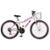 Bicicleta Aro 26 Alum Kls Sport Gold VBrake Mtb 21V Feminina - Branco+Pink