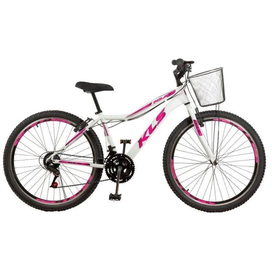 Bicicleta Aro 26 Alum Kls Sport Gold VBrake Mtb 21V Feminina