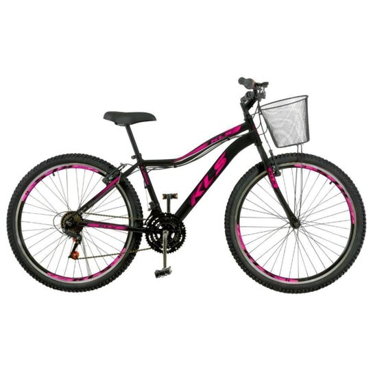 Bicicleta Aro 26 Alum Kls Sport Gold VBrake Mtb 21V Feminina