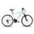Bicicleta Aro 26 Aluminio 18 Velocidades Shimano Suspensão - Branco+Verde