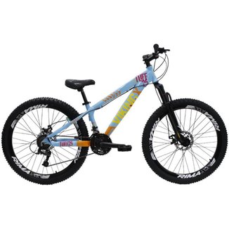 Bicicleta Aro 26 Bike Vikingx Freeride 21v Freio a Disco