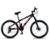 Bicicleta Aro 26 Cripto FreeRide 21 Marchas Freios a Disco - Preto+Vermelho