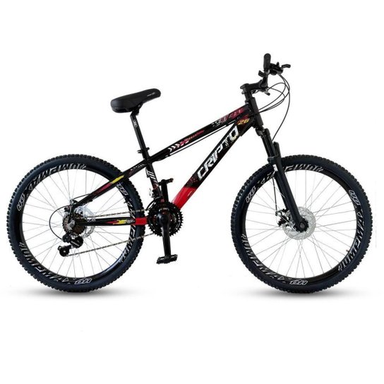 Bicicleta Aro 26 Cripto FreeRide 21 Marchas Freios a Disco