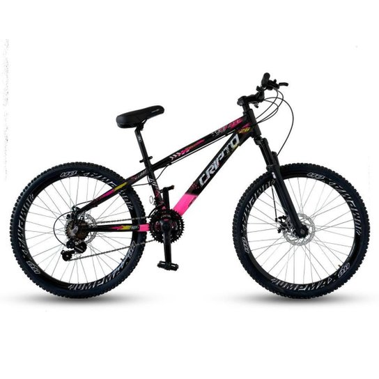 Bicicleta Aro 26 Cripto FreeRide 21 Marchas Freios a Disco