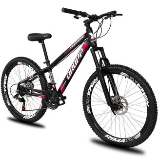 Bicicleta aro 26 Dropp Freeride Alumínio 21 Marchas Freios a disco supensão