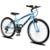 Bicicleta Aro 26 Dropp Sport Infantil Adulto18 vel marchas Freio V-Brake - Azul+Preto