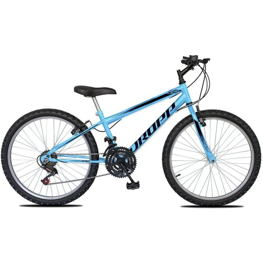 Bicicleta Aro 26 Dropp Sport Infantil Adulto18 vel marchas Freio V-Brake