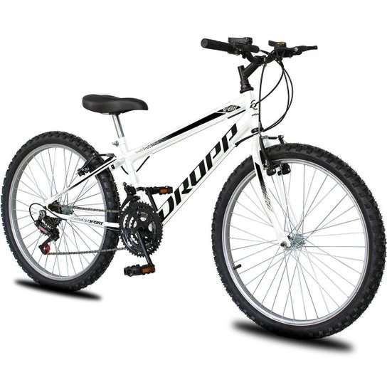 Bicicleta Aro 26 Dropp Sport Infantil Adulto18 vel marchas Freio V-Brake