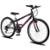Bicicleta Aro 26 Dropp Sport Infantil Adulto18 vel marchas Freio V-Brake - Preto+Rosa