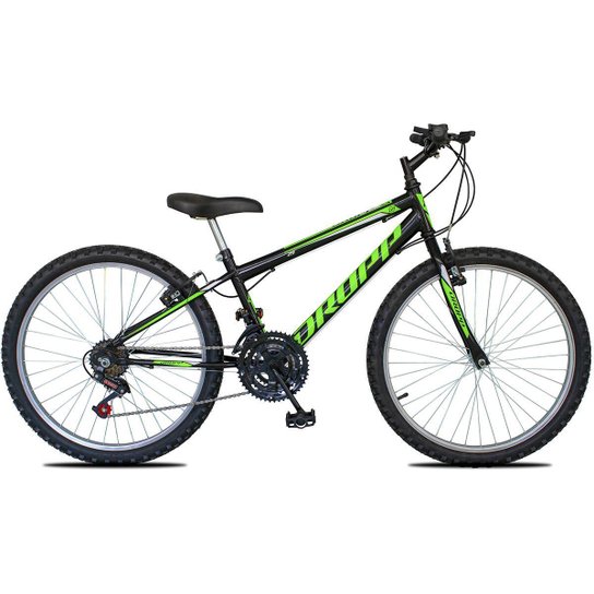 Bicicleta Aro 26 Dropp Sport Infantil Adulto18 vel marchas Freio V-Brake