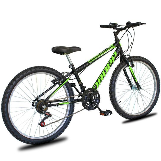 Bicicleta Aro 26 Dropp Sport Infantil Adulto18 vel marchas Freio V-Brake