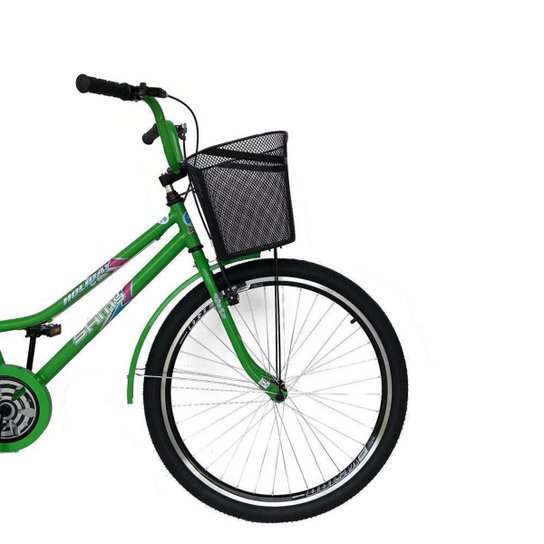 Bicicleta Aro 26 Feminina Retro Urbana Tropical Freios V Brake Rodas Alumínio Aero Reforçado