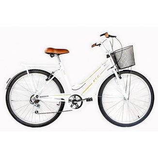 Bicicleta Aro 26 Kls Retro Sport Freio V-Brake 6 Marchas