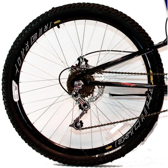 Bicicleta Aro 26 MTB 18V Full Suspention Duplo Freio a Disco Max 260 Azul