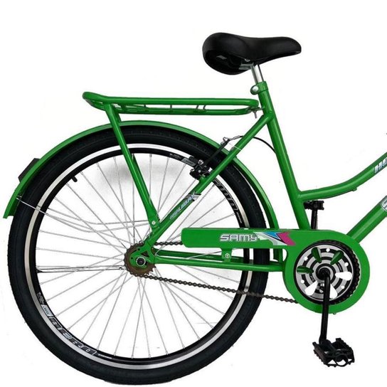 Bicicleta Aro 26 Rolamentada Urbana Retro C/ Cestinha Rodas Aluminio Aero Reforçado