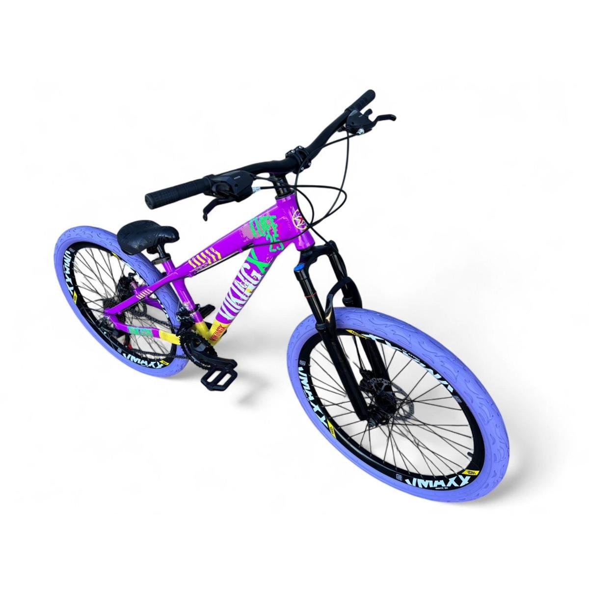 Bicicleta Aro 26 Vikingx Tuff Freeride Downhill Freio Hidráulico