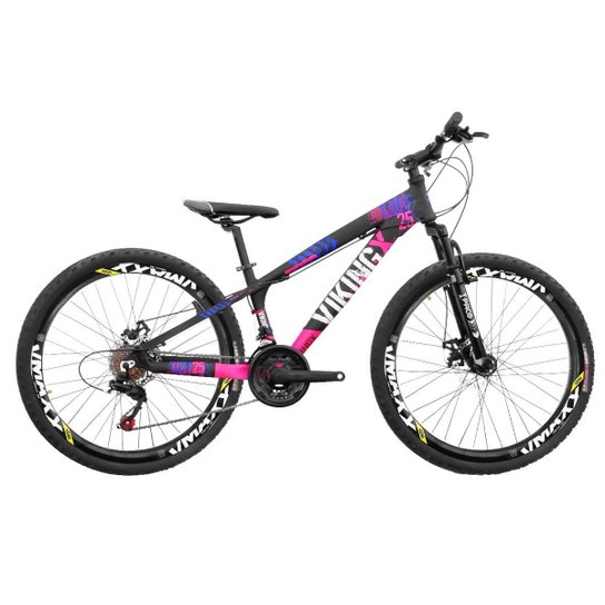 Bicicleta Aro 26 VikingX Tuff25 21v Freios Mecânicos e Trava