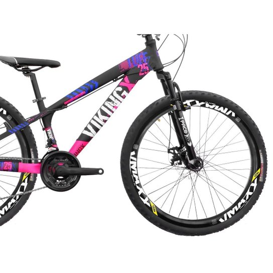 Bicicleta Aro 26 VikingX Tuff25 21v Freios Mecânicos e Trava
