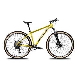 Bicicleta Aro 29 Absolute Nero 5 12v Suspensão Trava K7 11/50 Freios Hidráulicos Kit 1x12 Pn Faixa