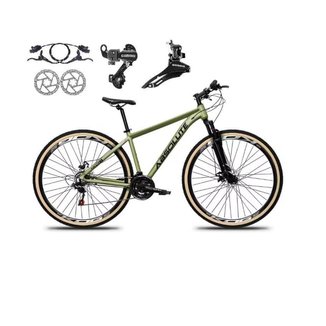 Bicicleta Aro 29 Absolute Nero 5 24v Câmbios Shimano Tz Freio Hidráulico(óleo)Suspensão Pneu Faixa