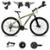 Bicicleta Aro 29 Absolute Nero 5 24v Mtb Indexado Disco Shimano Cubo K7 - Oliva