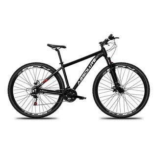 Bicicleta Aro 29 Absolute Nero 5 Alumínio 21v Cabos Internos Freio a Disco Suspensão Dianteira Mtb