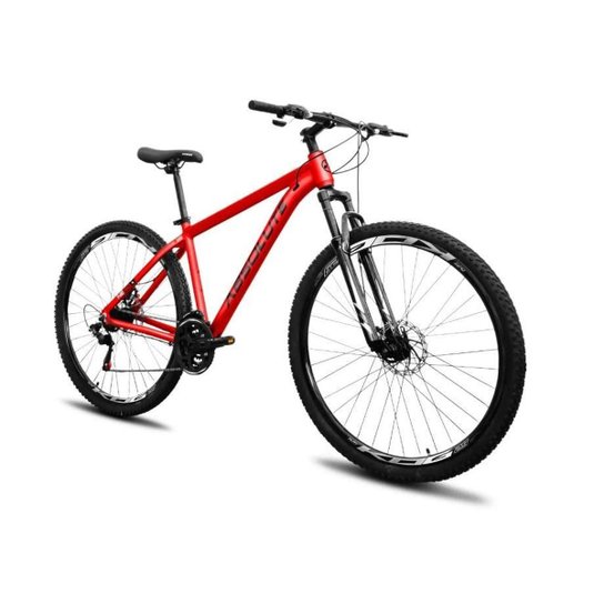 Bicicleta Aro 29 Absolute Nero 5 Alumínio 21v Câmbios Shimano Freio a Disco Suspensão Dianteira Mtb