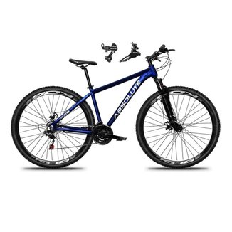 Bicicleta Aro 29 Absolute Nero 5 Alumínio 21v Câmbios Shimano Tz Freio a Disco Suspensão Dianteira