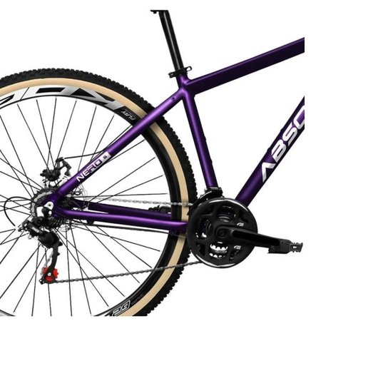 Bicicleta Aro 29 Absolute Nero 5 Alumínio 24v Câmbios Shimano Tz Freio Disco Susp.Diant Pneu Faixa
