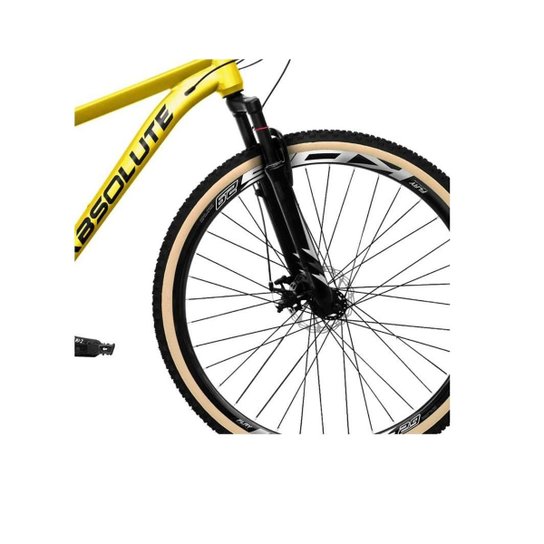 Bicicleta Aro 29 Absolute Nero 5 Alumínio 24v Freio a Disco Susp. Dianteira 60mm Pneus com Faixa