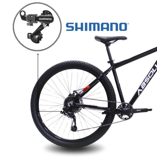 Bicicleta Aro 29 Absolute Nero 5 MTB Alumínio 21 Marchas Câmbio Shimano Freio a Disco