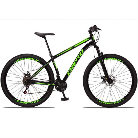 Bicicleta Aro 29 Aço Carbono 21v Cripto Freios a Disco