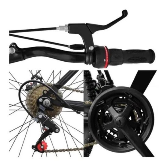 Bicicleta Aro 29 Aço Carbono 21v Cripto Freios a Disco