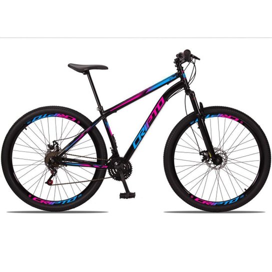 Bicicleta Aro 29 Aço Carbono 21v Cripto Freios a Disco