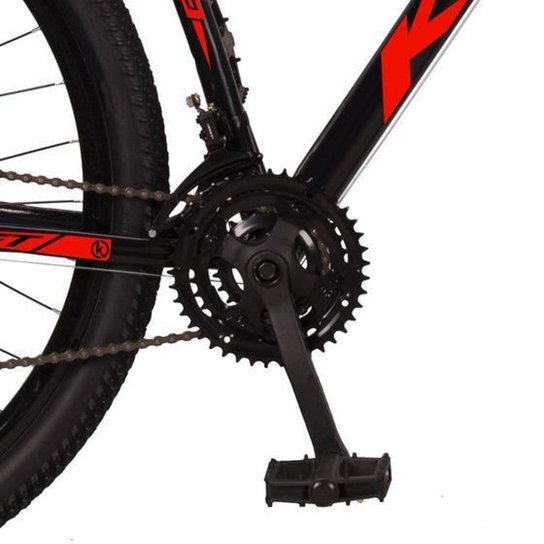 Bicicleta Aro 29 Aço Carbono KGT Freios Disco Suspensão 21v