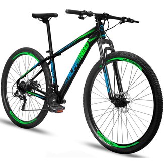 Bicicleta Aro 29 Alfameq Stroll Câmbio Shimano Freio a Disco 24 Marchas
