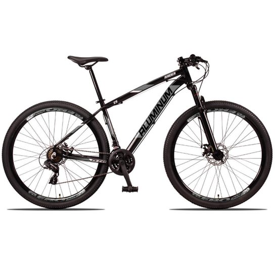 Bicicleta Aro 29 Aluminum Raider 24 Marchas Vel Index Freio a Disco Alumínio MTB