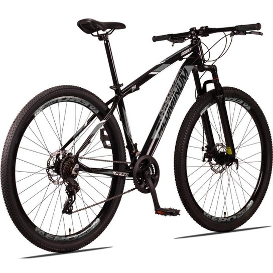Bicicleta Aro 29 Aluminum Raider 24 Marchas Vel Index Freio a Disco Alumínio MTB