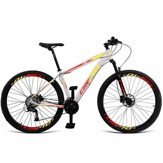 Bicicleta Aro 29 Cripto 24 Marchas Freio Disco e Suspensão