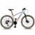 Bicicleta Aro 29 Cripto 24 Marchas Freios Disco e Suspensão Pneu Bege - Vermelho+Azul