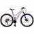 Bicicleta Aro 29 Cripto 24 Marchas Shimano Freio Hidraulico - Rosa+Azul