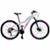 Bicicleta Aro 29 Cripto 27 Marchas Freio Hidráulico Trava K7 - Rosa+Azul
