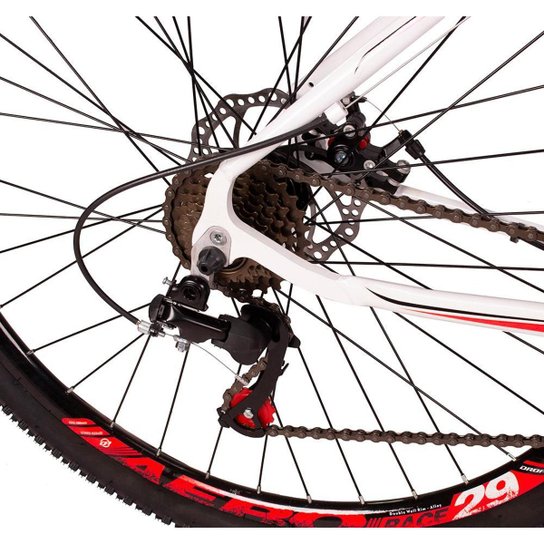 Bicicleta aro 29 Dropp Alumínio 21 Vel Marchas Freios a Disco Aluminum