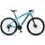 Bicicleta Aro 29 Dropp Aluminum 24 Vel Câmbio Traseiro Shimano Freio a Disco Bike MTB Alumínio - Azul+Preto