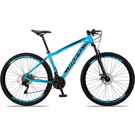 Bicicleta Aro 29 Dropp Aluminum 24 Vel Câmbio Traseiro Shimano Freio a Disco Bike MTB Alumínio