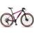 Bicicleta aro 29 dropp race 12 vel  freio hidráulico Suspensão com Trava no Guidão - Preto+Rosa