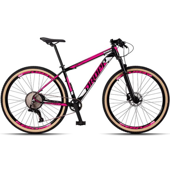 Bicicleta aro 29 dropp race 12 vel freio hidráulico Suspensão com Trava no Guidão