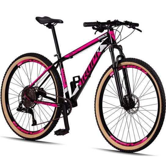 Bicicleta aro 29 dropp race 12 vel freio hidráulico Suspensão com Trava no Guidão